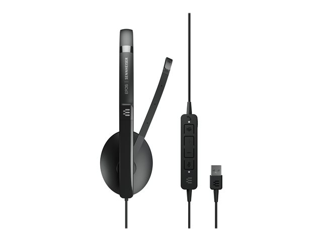 EPOS SENNHEISER ADAPT 160T ANC USB Stereo USB-Headset mit Inline Call Control ANC Teams zertifiziert