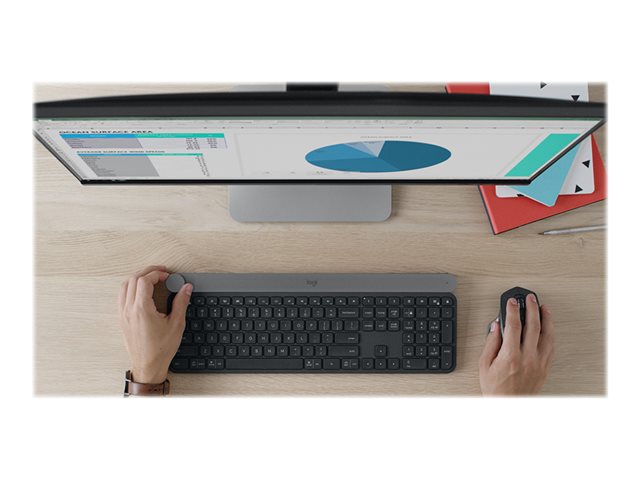 LOGITECH Craft Advanced keyboard with creative input dial (US) INTNL