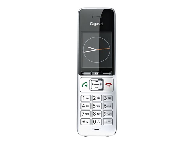 GIGASET COMFORT 500HX silber / schwarz 5,8 cm 2,2 Zoll TFT Farbdisplay Freisprechen für DECT Basisstationen und Router