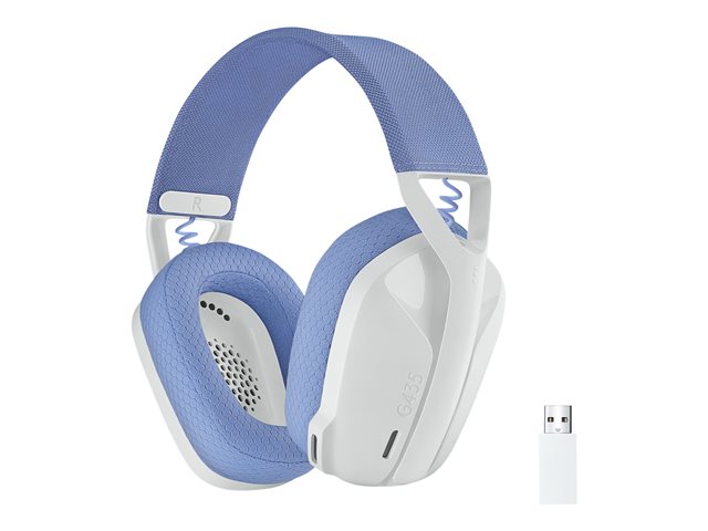 LOGITECH G435 LIGHTSPEED Wireless Gaming Headset - WHITE - EMEA