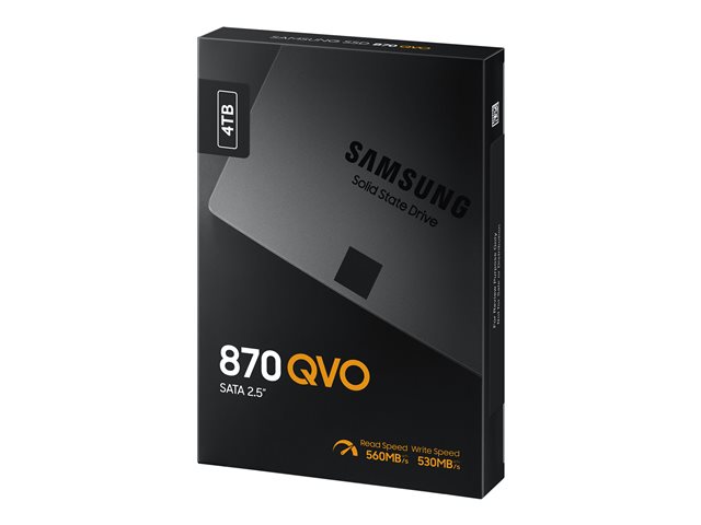 SAMSUNG 870 QVO SSD 4TB SATA 6,35cm 2,5Zoll SATA III