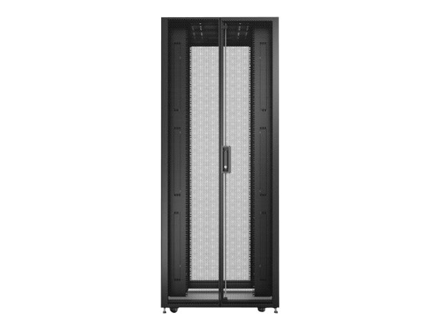 APC Easy Rack 48Ux800x1000 with Roof castors feet and 4 Brackets No Side panels Bottom black