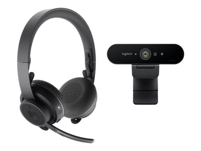 Produkt Vorderseite LOGITECH Zone Wireless + Brio 4K webcam