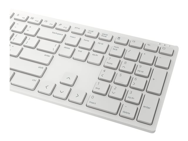 DELL Pro Wireless Keyboard and Mouse KM5221W German QWERTZ - White
