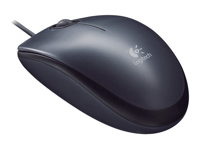 LOGITECH  M90 corded optical Mouse grey USB - EWR2