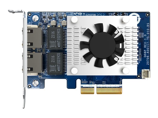 QNAP Dual-port 10GbE Network Adaptor Aquantia AQC113C PCIe supported NAS