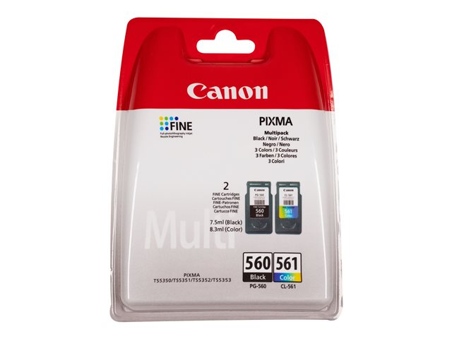 CANON CRG PG-560/CL-561 MULTI BL Ink Value Pack Black & Colour Cartridges