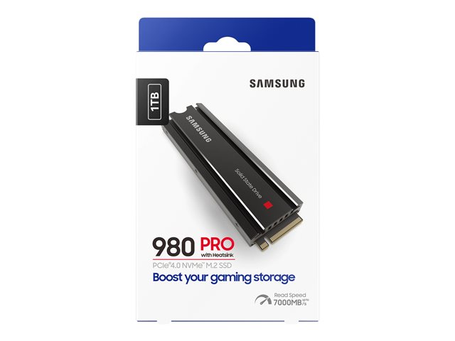 SAMSUNG 980 PRO SSD Heatsink 1TB M.2 NVMe PCIe4