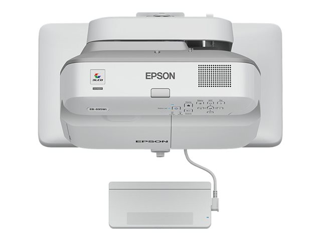Produkt Vorderseite EPSON EB-695Wi 3LCD WXGA interaktiver Ultrakurzdistanzprojektor 1280x800 16:10 3500 Lumen 16W Lautsprecher
