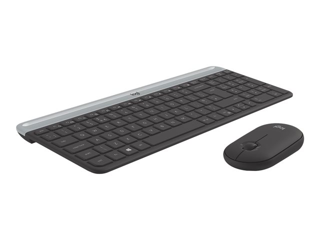 LOGITECH Slim Wireless Keyboard and Mouse Combo MK470 - GRAPHITE - DEU - CENTRAL