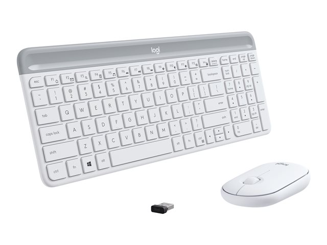 LOGITECH Slim Wireless Keyboard and Mouse Combo MK470 OFFWHITE (CH)