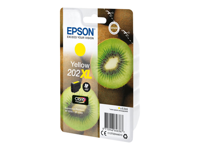 EPSON Singlepack Yellow 202XL Kiwi Clara Premium Ink