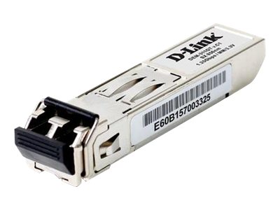 D-LINK DEM-311GT 1-Port Mini GBIC Transceiver für 1000BaseSX LC-Duplex IEEE 802.3z MM Fiber 62,5 bis 220m MM Fiber 50,0 bis 550m