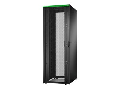 APC Easy Rack 48Ux800x1000 with Roof castors feet and 4 Brackets No Side panels Bottom black