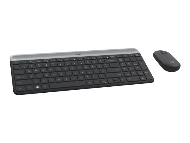 LOGITECH Slim Wireless Keyboard and Mouse Combo MK470 - GRAPHITE - DEU - CENTRAL