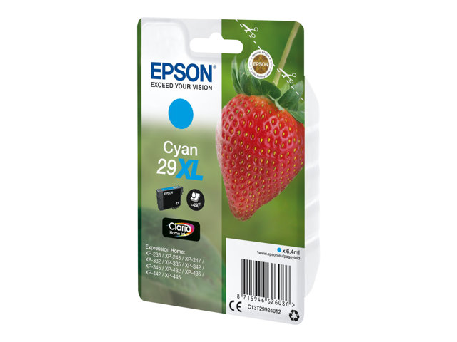 EPSON Singlepack Cyan 29XL Claria Home Ink