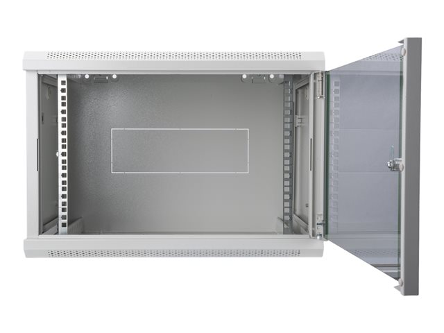 DIGITUS 48,3cm 19Zoll Wandschrank 9HE SoHoline RAL7035 grau ohne Boden 505mmx600mmx450mm