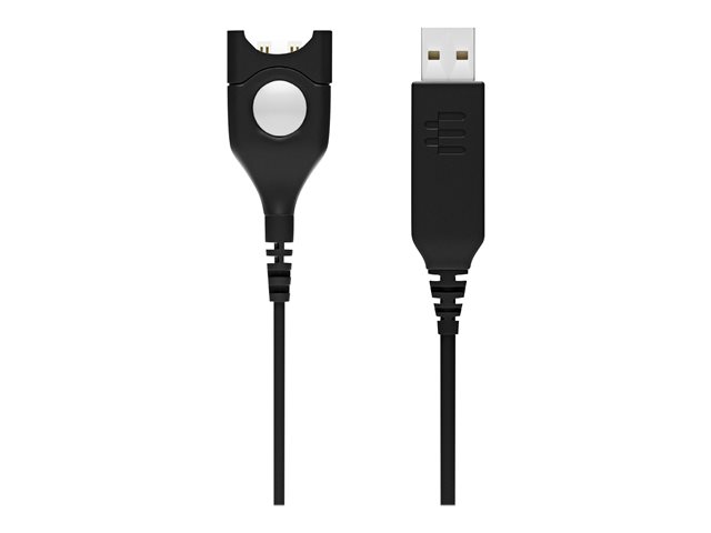 EPOS SENNHEISER USB-ED 01 Adapterkabel EasyDisconnect (QD) auf USB - Soundkarte in USB Stecker integriert