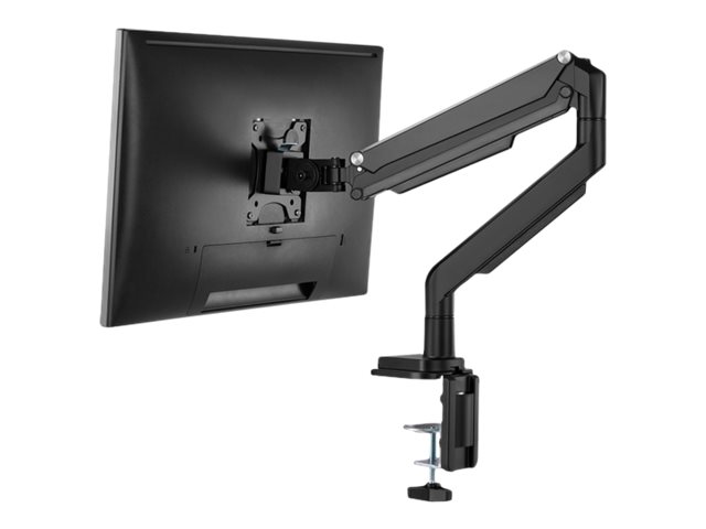 Produkt Rückseite DIGITUS DA-90394 Single Gasdruckfeder Monitor Klemm-Halter 43,18-81,28cm 17-32Zoll 9 kg max. schwarz