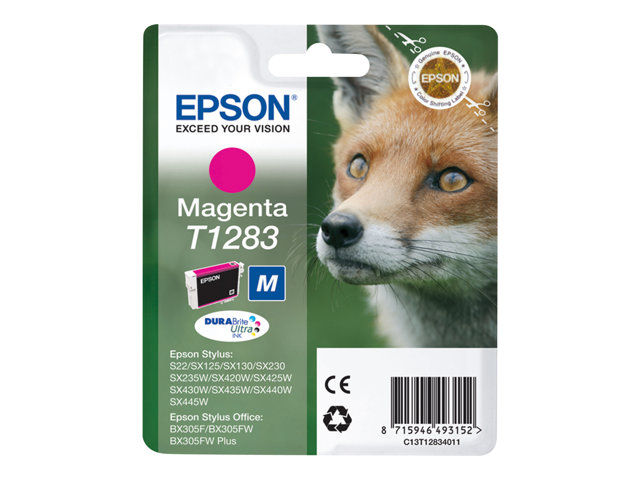 EPSON T1283 Tinte magenta Standardkapazität 3.5ml 1-pack blister ohne Alarm