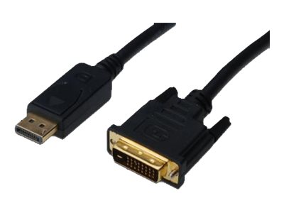 ASSMANN Adapterkabel DisplayPort DVI-D 24+1 M/M digital Full HD Dual Link 3m AWG32