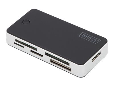 DIGITUS USB 3.0 Card Reader Unterstützt MS/SD/SDHC/MiniSD/M2/CF/MD/SDXC Karten 1M USB A Verbindungskabel