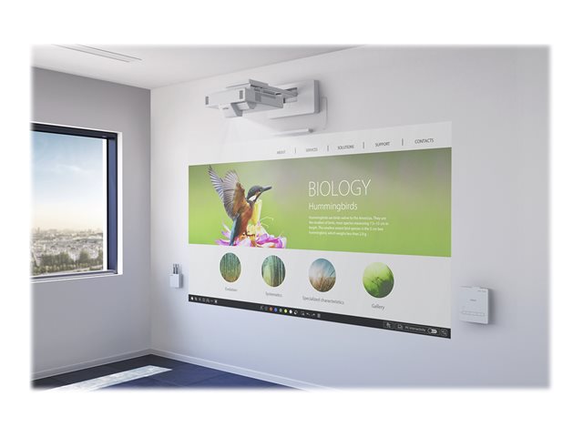 EPSON EB-1485Fi 3LCD Full HD laser Ultra-short distance projector 5000 Lumen 0,27:1-0,37:1 Miracast inkl. Gestensteuerungseinheit