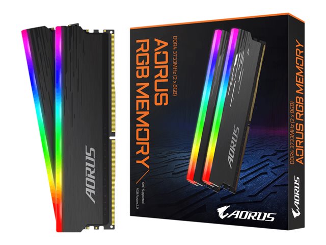 GIGABYTE AORUS RGB Memory 16GB 2x8GB DIMM 3733MHz