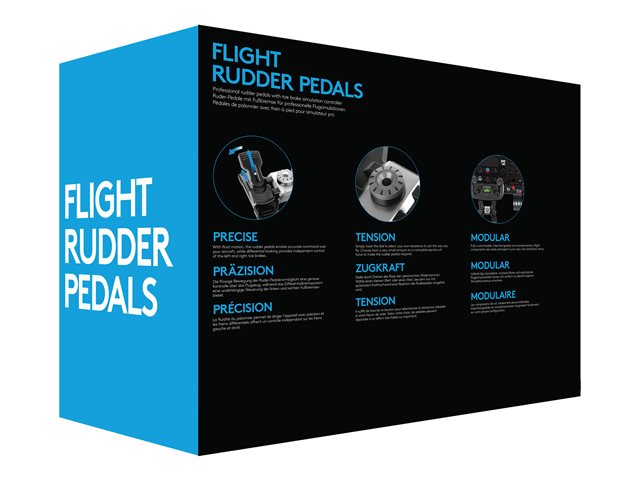 LOGITECH G Saitek PRO Flight Rudder Pedals - USB - WW