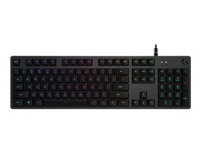 LOGITECH G512 Carbon Lightsync RGB Mechanical Gaming Keyboard with GX Brown switches Carbon FRA Central