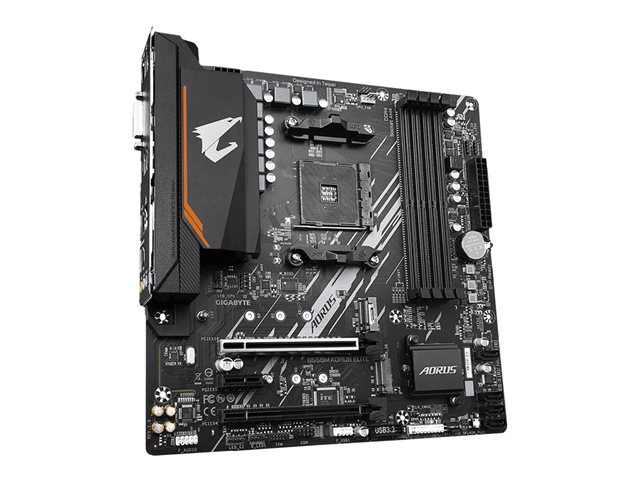 GIGABYTE B550M AORUS ELITE AM4 DDR4 2xM.2 4xSATA HDMI DVI mATX MB