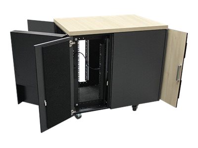 APC NetShelter CX 18U Secure Soundproofed Server Room in a Box Enclosure International