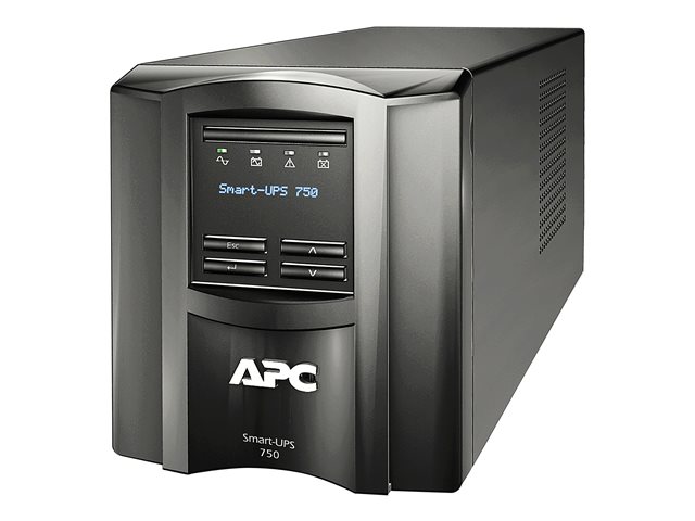 APC Smart-UPS 750VA LCD 230V Tower SmartSlot USB 5min Runtime 500W with SmartConnect