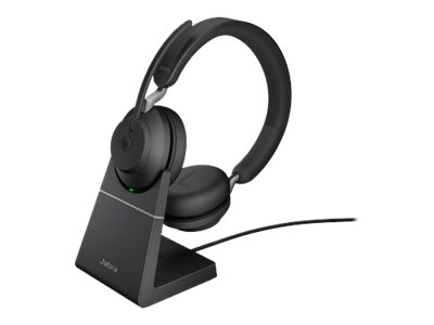 JABRA Evolve2 65 Link380a MS Stereo Stand Black
