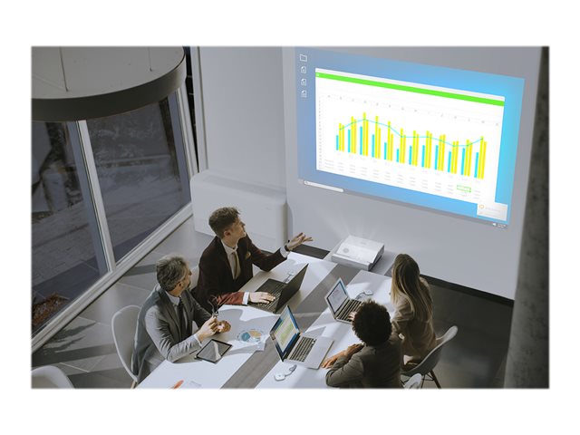 Anwendungsbeispiel Oberseite EPSON ELPWP10 Wireless Prenentation System for Eb-1485 L200SX L200SW 735FI 725Wi 735F 725W 720