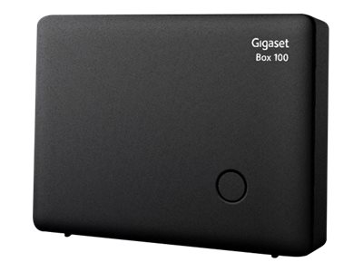 GIGASET Box 100 Standard DECT Telefonbasis für max. 6 Gigaset HX Mobilteile 2 gleichzeitige Gespräche möglich analoger Anschluss