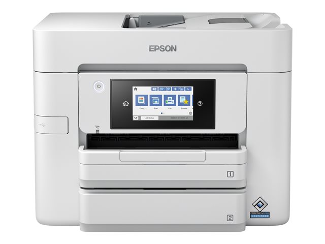 EPSON WorkForce Pro WF-C4810DTWF MFP inkjet Print speed up to 25ppm mono and 12ppm color PrecisionCore 4800x2400dpi resolution