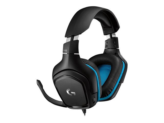 LOGITECH G432 7.1 Surround Sound Wired Gaming Headset - LEATHERETTE - USB - EMEA