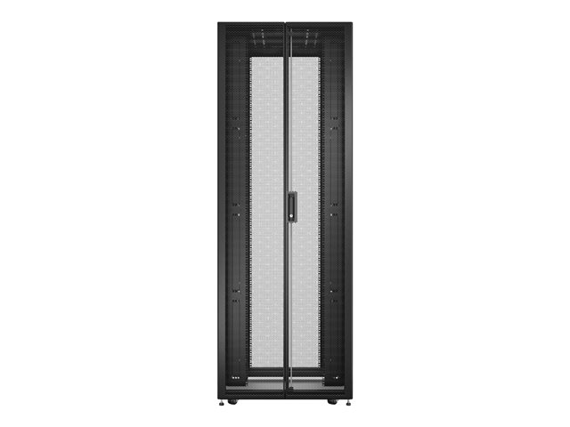 APC Easy Rack 48Ux800x1000 with Roof castors feet and 4 Brackets No Side panels Bottom black