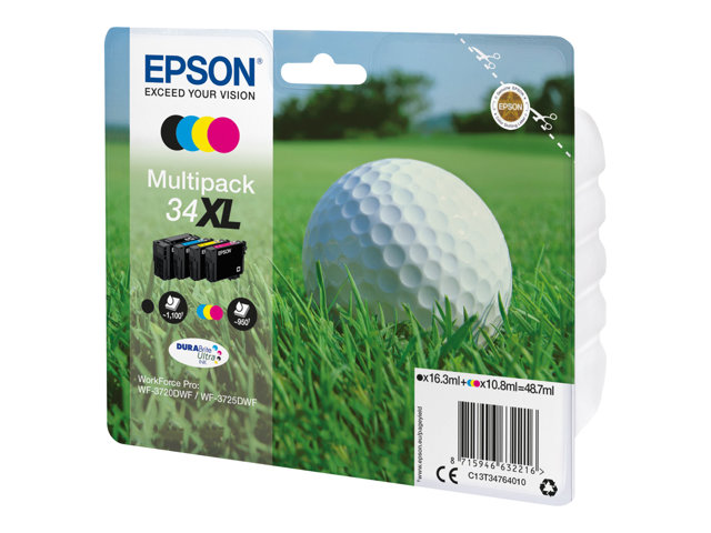 EPSON Multipack 4-farben 34XL DURABrite Tinte Ultra CMYK (XL)