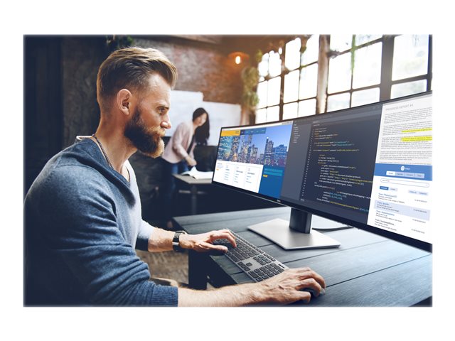 DELL UltraSharp Curved Monitor 124,5cm 49Zoll 5120x1440 32:9 IPS Antiglare 350cd/m2 60Hz 5ms HDMI DP USB-C