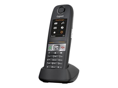 GIGASET E630HX schwarz 4,6 cm 1,8 Zoll bel. TFT Farbdisplay IP65 wasserdicht Vibrationsalarm für DECT Basisstationen und Router