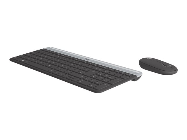 LOGITECH Slim Wireless Keyboard and Mouse Combo MK470 - GRAPHITE - DEU - CENTRAL