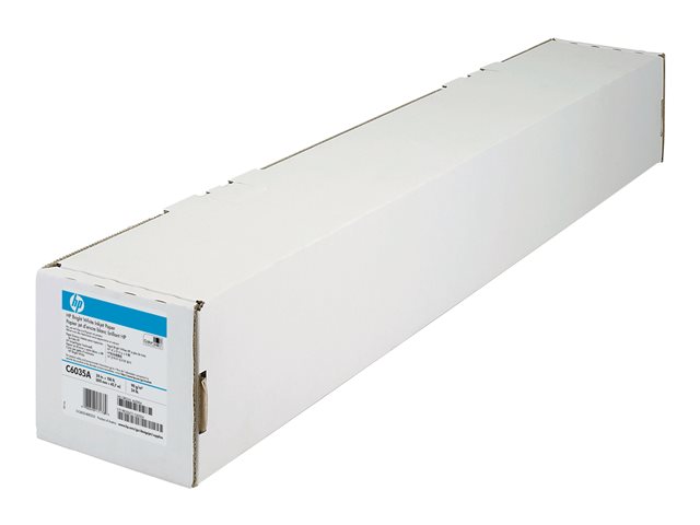 HP Bright weiss Papier helle weiss inkjet 90g/m2 610mm x 45.7m 1 Rolle 1er-Pack