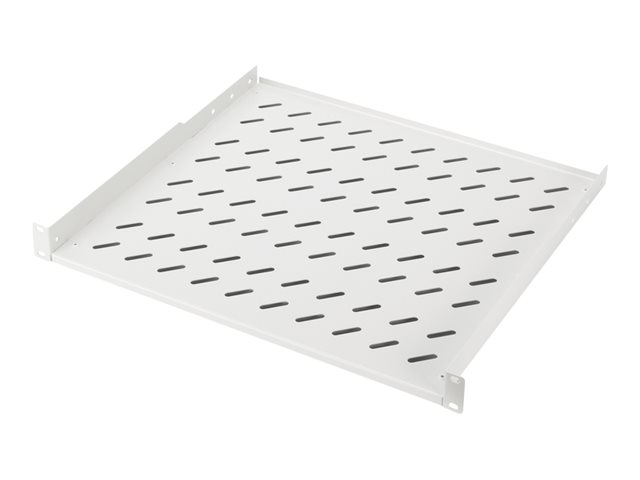 DIGITUS Fachboden 48,3cm 19Zoll fuer Netzwerkschrank RAL7035 grau 483x400x44mm incl. Befestigungsmaterial