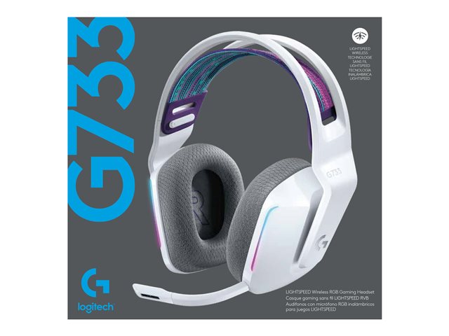 Verpackung Vorderseite LOGITECH G733 LIGHTSPEED Wireless RGB Gaming Headset - WHITE - EMEA