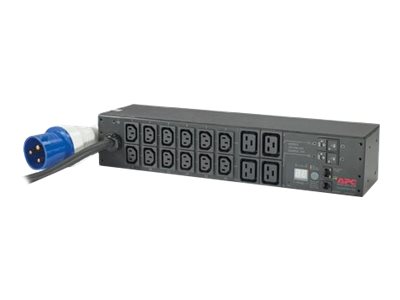 APC Rack PDU Metered 2U 32A 230V (12)C13S & (4)C19 Cord Length (3.7 meter) IEC309