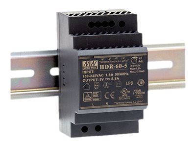 D-LINK DIS-H60-24 60W 24VDC Ultra Slim DIN Rail Industrie Netzteil Ultra slim design with 17,5mm 1SU width
