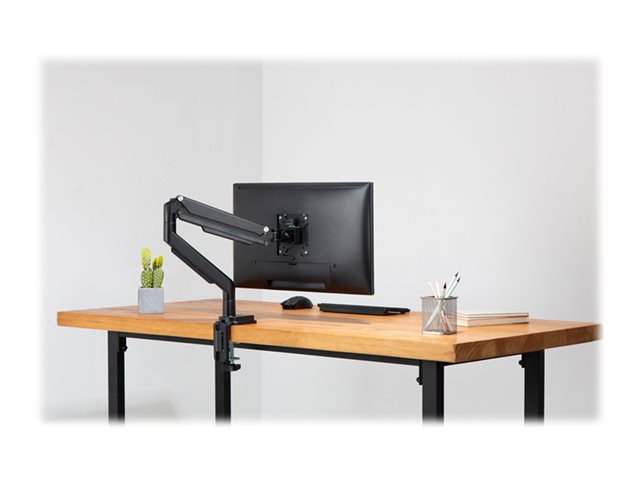 Produkt Rückseite DIGITUS DA-90394 Single Gasdruckfeder Monitor Klemm-Halter 43,18-81,28cm 17-32Zoll 9 kg max. schwarz