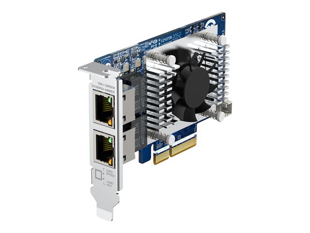 QNAP Dual-port 10GbE Network Adaptor Aquantia AQC113C PCIe supported NAS